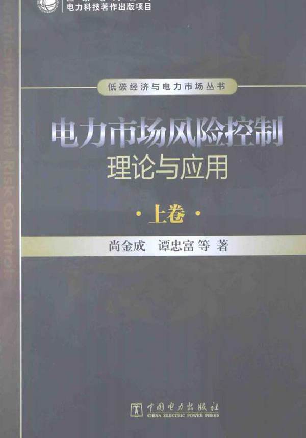 电力市场风险控制理论与应用 上卷