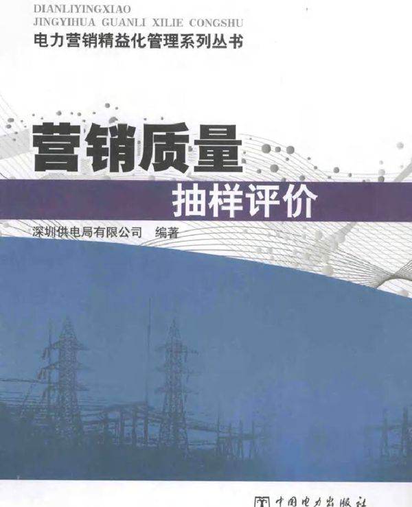 营销质量抽样评价 电力营销精益化管理系列丛书