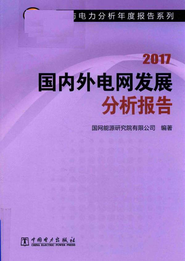 能源与电力分析年度报告系列 2017国内外电网发展分析报告