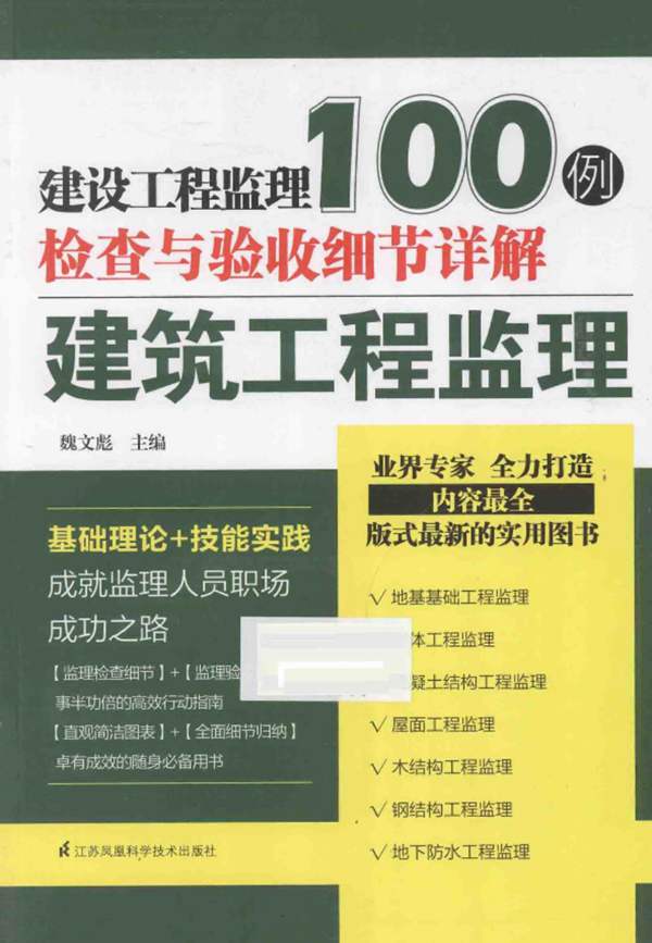 建设工程-监理检查与验收细节详解100例 建筑工程监理 魏文彪