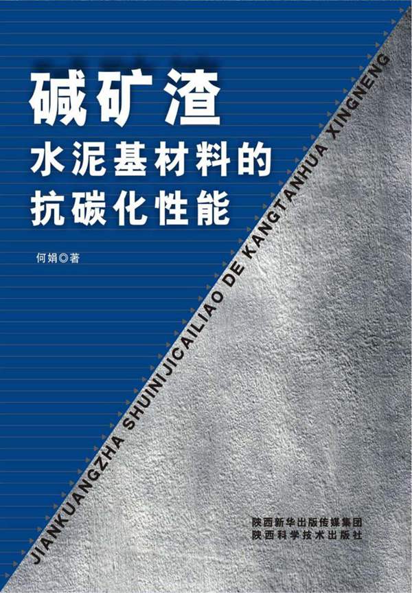 高清 PDF碱矿渣水泥基材料的抗碳化性能 何娟 著 2015年版