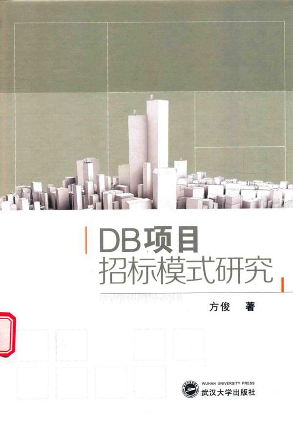 DB项目招标模式研究 方俊 著 2017年版