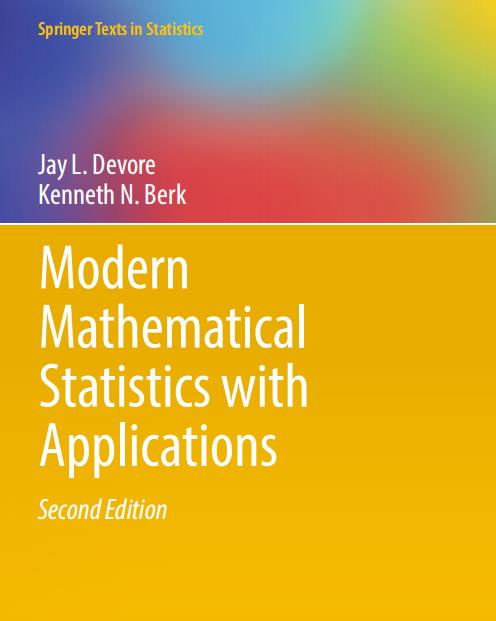 英文版 现代数理统计及其应用 Modern Mathematical StatistICS With Applications