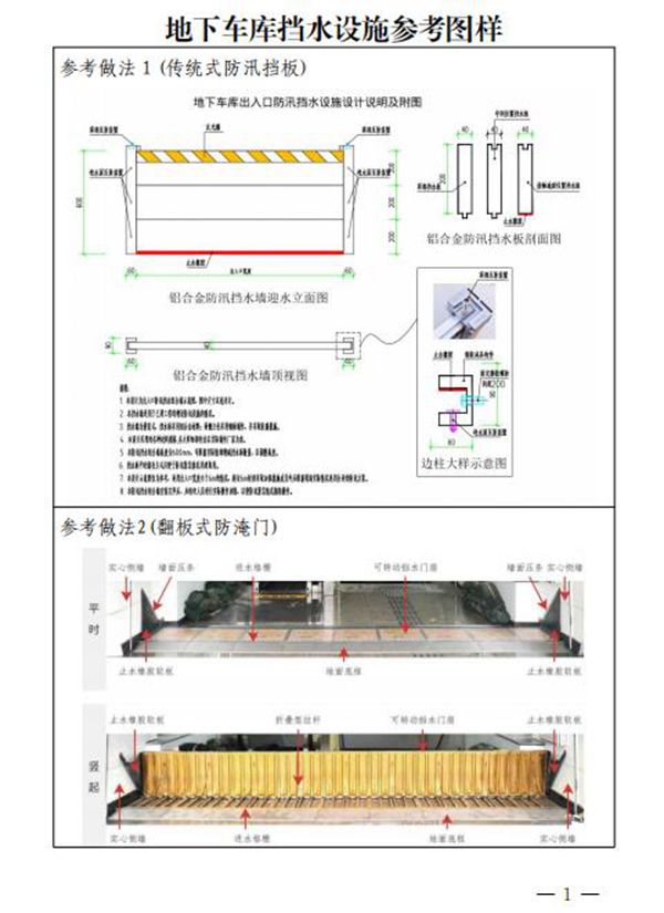 2023(图集)版湖北省《地下车库挡水设施参考图样》《新建城市高架桥排水管一般做法》《既有城市高架桥排水改善做法》