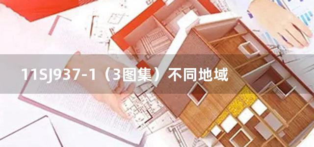 11SJ937-1（3图集）不同地域特色传统村镇住宅图集（下）