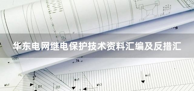 华东电网继电保护技术资料汇编及反措汇编