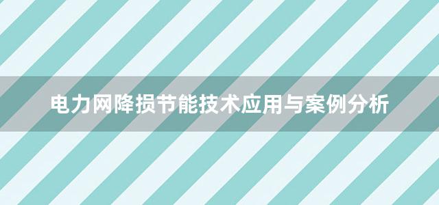 电力网降损节能技术应用与案例分析