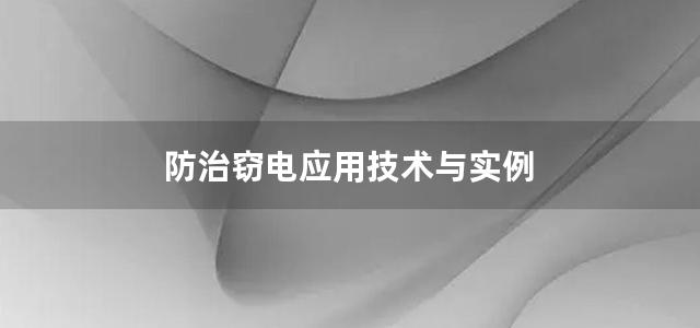 防治窃电应用技术与实例